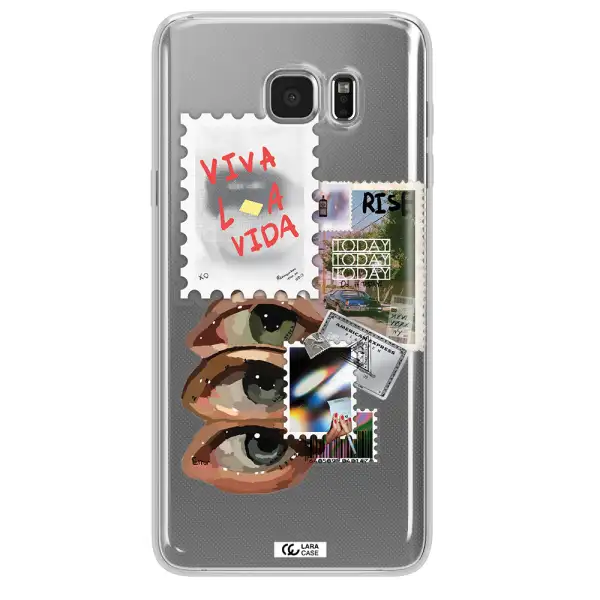 Stamp Samsung Note 5 Clear TPU Case