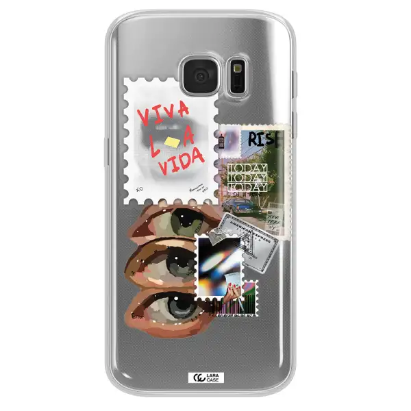 Stamp Samsung S 7 Clear TPU Case