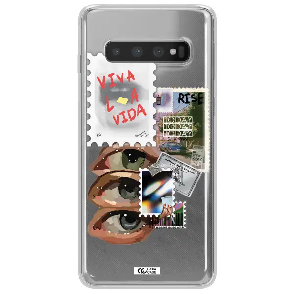Stamp Samsung S10 Clear TPU Case