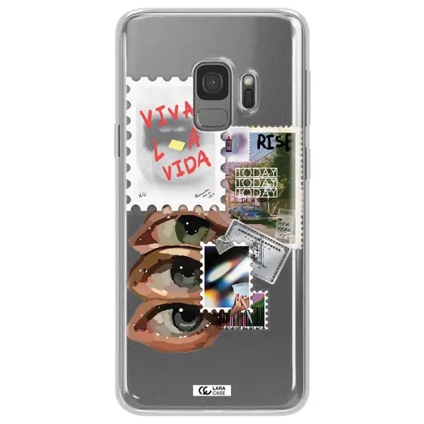 Stamp Samsung S9 Clear TPU Case