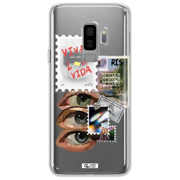 Stamp Samsung S9 Plus Clear TPU Case