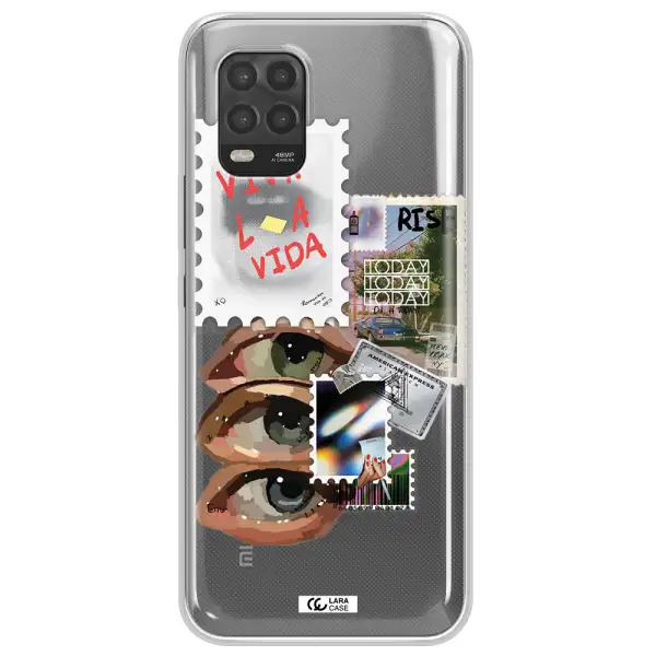 Stamp Xiaomi Mi 10 Lite Clear TPU Case