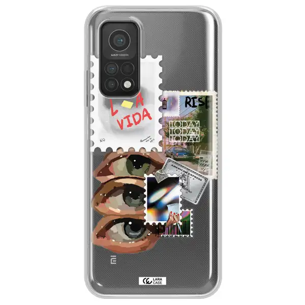 Stamp Xiaomi Mi 10T Clear TPU Case