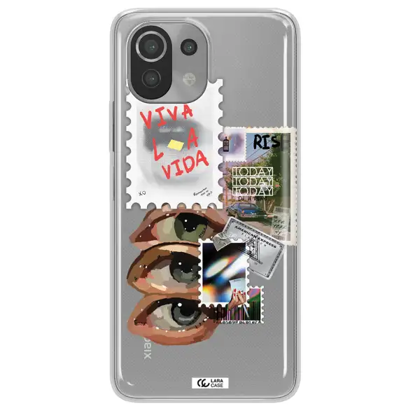 Stamp Xiaomi Mi 11 Lite Clear TPU Case