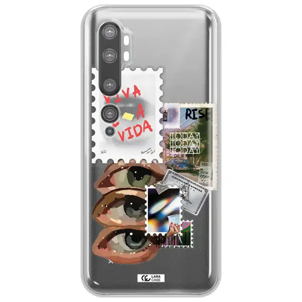 Stamp Xiaomi Mi Note 10 Clear TPU Case