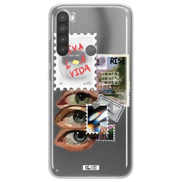 Stamp Xiaomi Note 8 Clear TPU Case