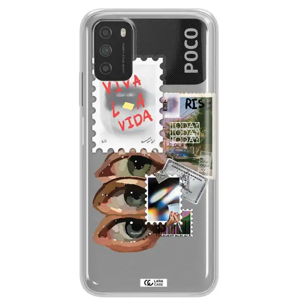 Stamp Xiaomi Poco M3 Clear TPU Case