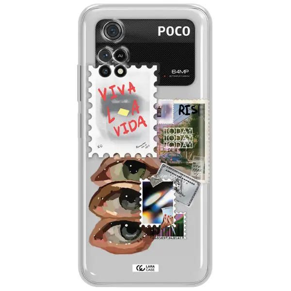 Stamp Xiaomi Poco M4 Pro 4G Clear Tpu Case