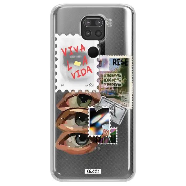 Stamp Xiaomi Redmi Note 9 Clear TPU Case