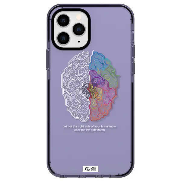 Brain Apple iPhone 11 pro max impact Lilac Case