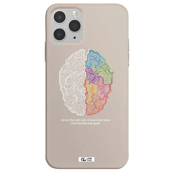 Brain Apple iPhone 11 pro max Silicone Stone Case