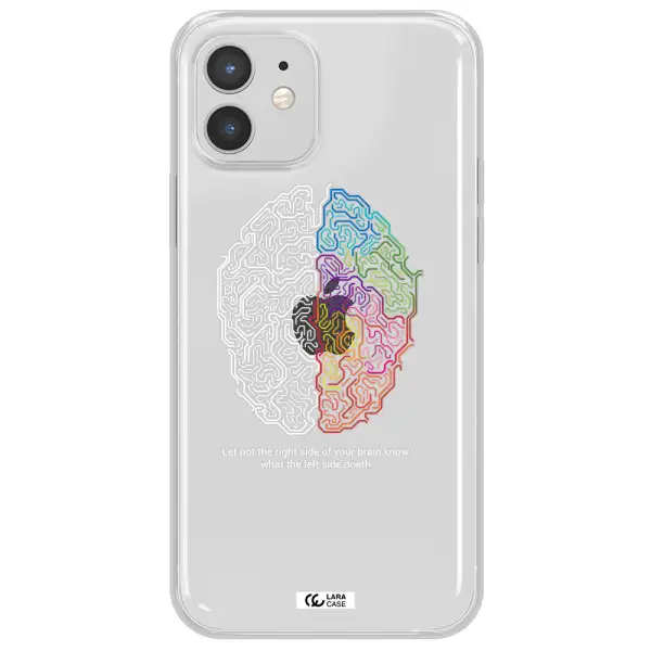 Brain Apple iPhone 12 mini Clear TPU Case