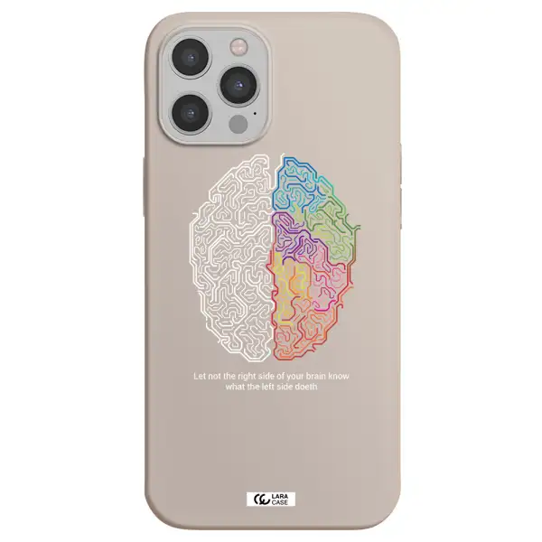 Brain Apple iPhone 12 pro max Silicone Stone Case