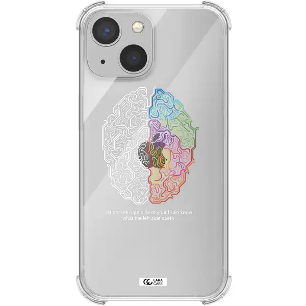 Brain Apple iPhone 13 mini Clear PC Case