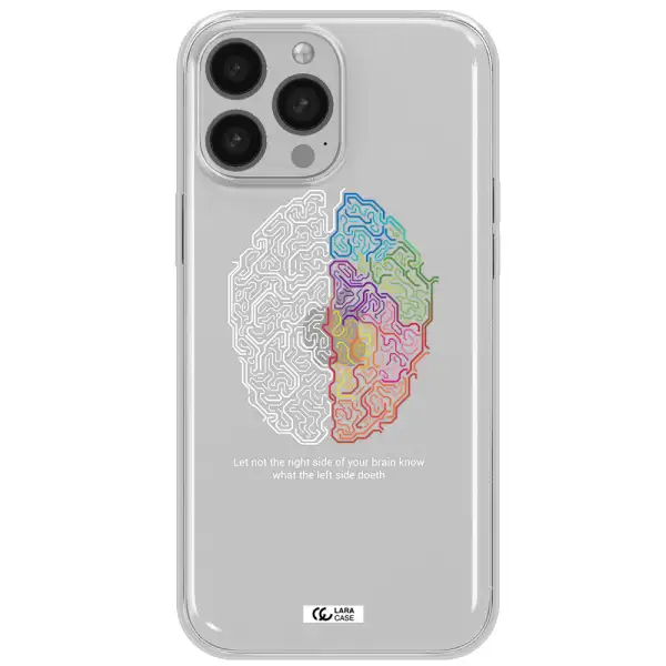 Brain Apple iPhone 13 Pro Clear TPU Case