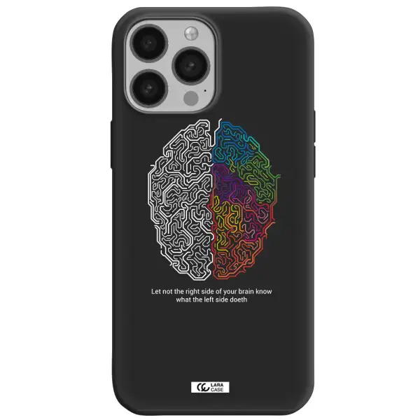Brain Apple iPhone 13 Pro Silicone black Case