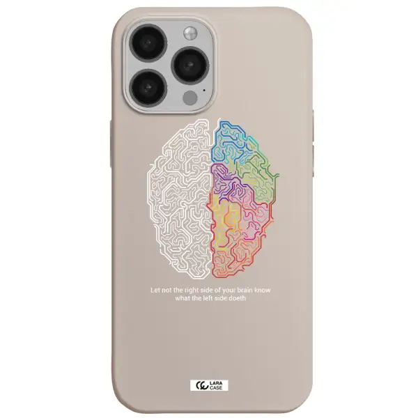 Brain Apple iPhone 13 Pro Silicone Stone Case