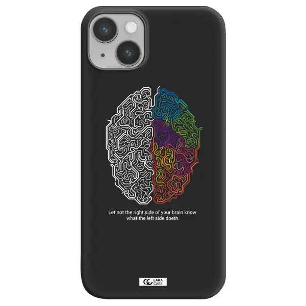 Brain Apple iPhone 14 plus Silicone black Case