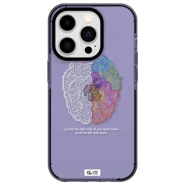 Brain Apple iPhone 14 pro impact Lilac Case