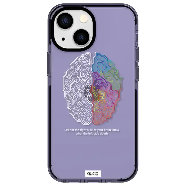 Brain Apple iPhone 15 impact Lilac Case