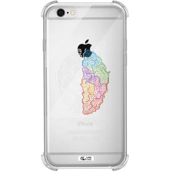 Brain Apple iPhone 6 Clear PC Case