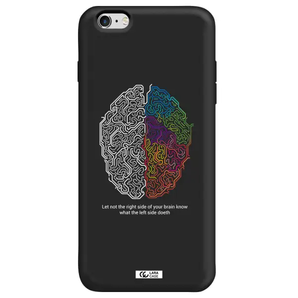 Brain Apple iPhone 6 plus Silicone black Case