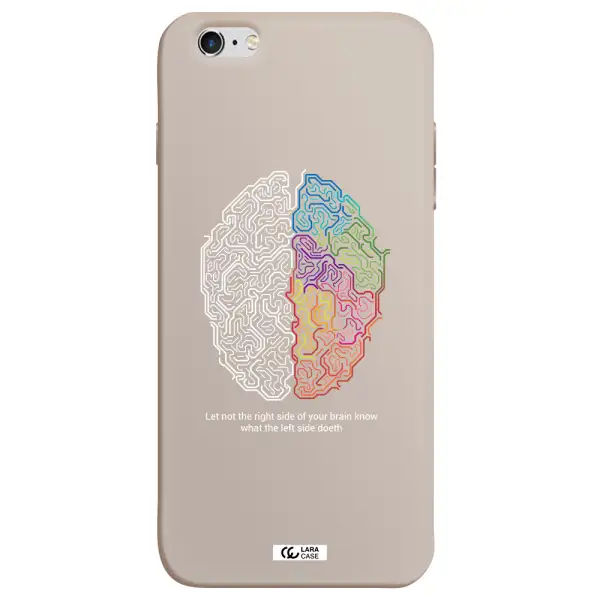Brain Apple iPhone 6 plus Silicone Stone Case
