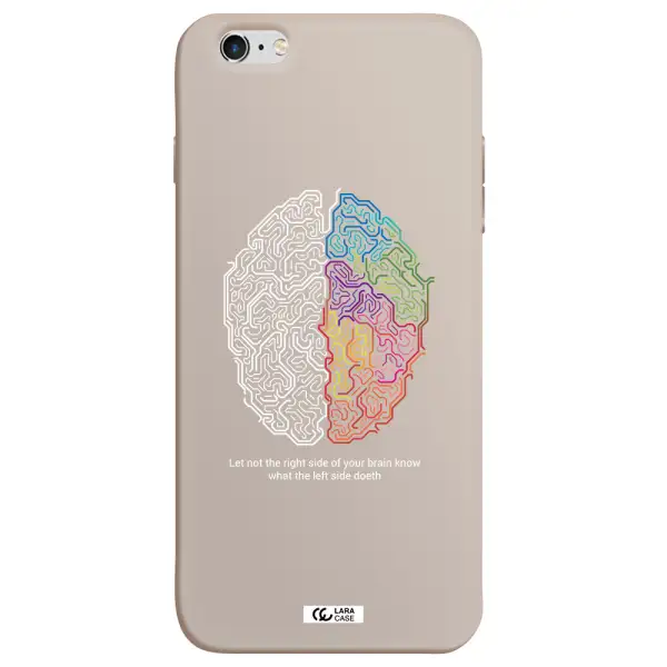 Brain Apple iPhone 6 s plus Silicone Stone Case