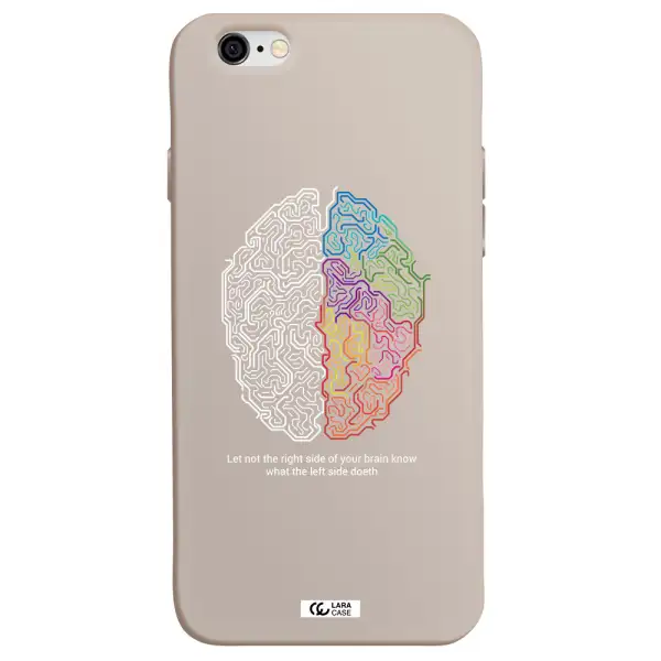 Brain Apple iPhone 6 Silicone Stone Case