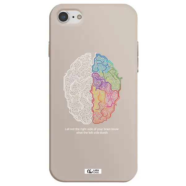 Brain Apple iPhone 7 Silicone Stone Case