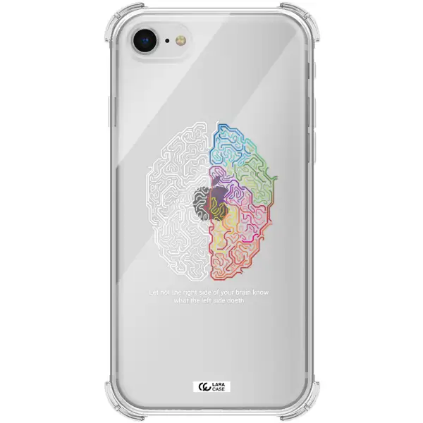 Brain Apple iPhone se 2020 Clear PC Case