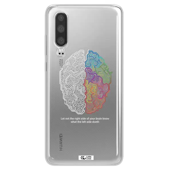 Brain Huawei P30 Clear TPU Case