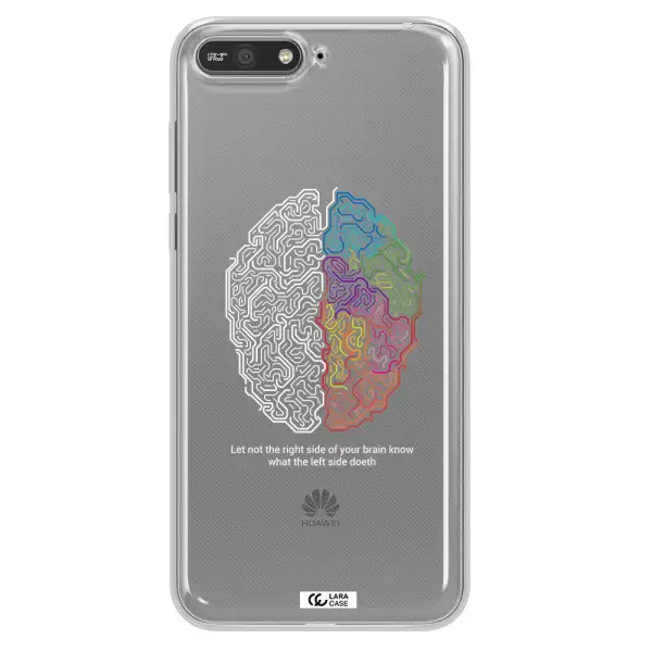 Brain Huawei Y6 2018 Clear TPU Case