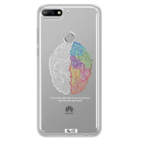 Brain Huawei Y7 2018 Clear TPU Case