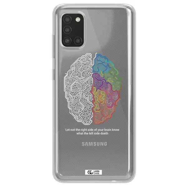 Brain Samsung A31 Clear TPU Case