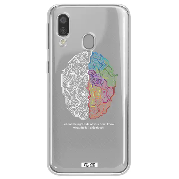 Brain Samsung A40 Clear TPU Case