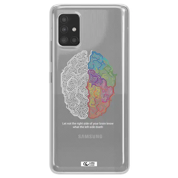 Brain Samsung A51 Clear TPU Case