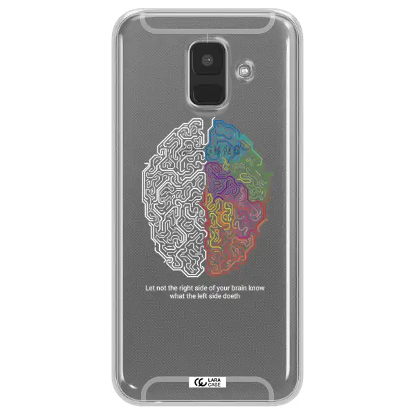 Brain Samsung A6 Clear TPU Case