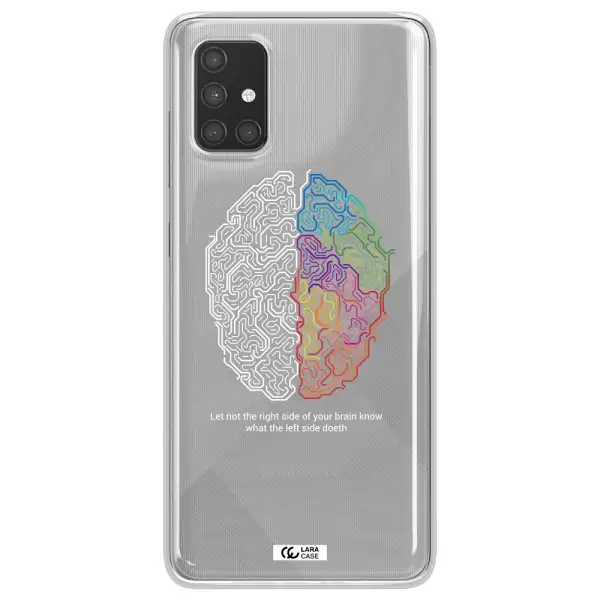 Brain Samsung A71 Clear TPU Case