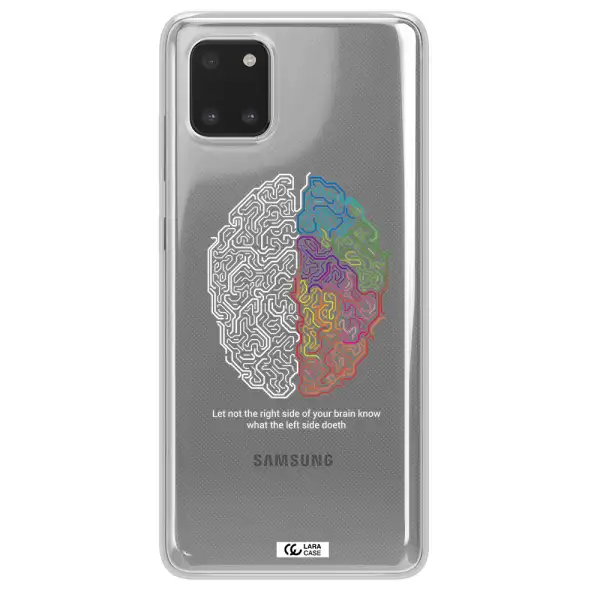 Brain Samsung A81 Clear TPU Case