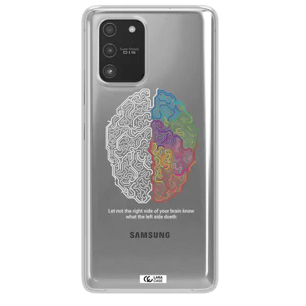 Brain Samsung A91 Clear TPU Case