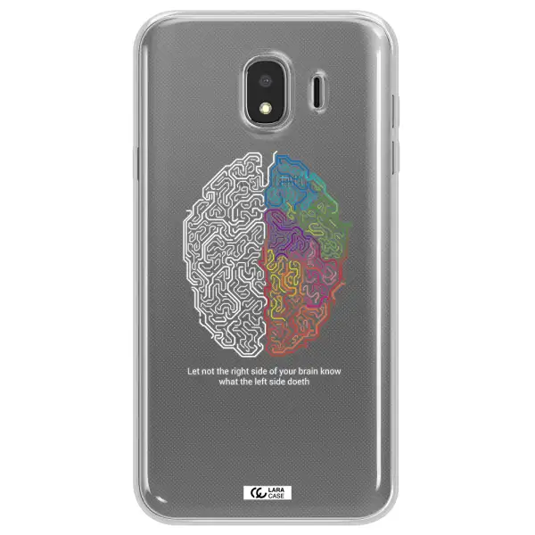 Brain Samsung J4 Clear TPU Case