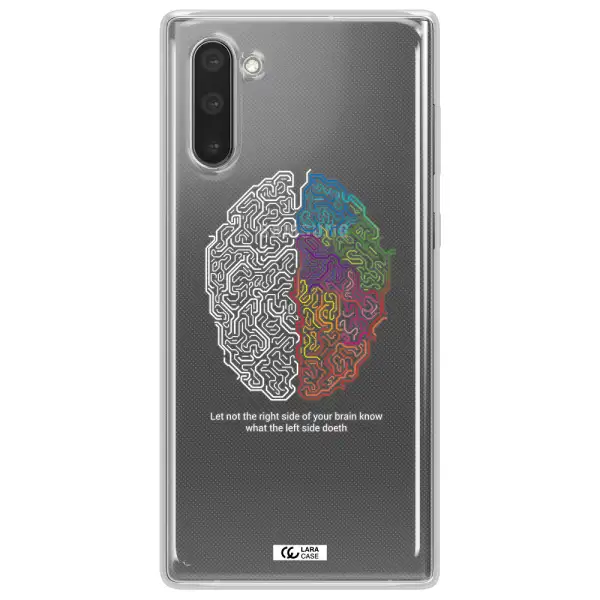Brain Samsung Note 10 Clear TPU Case