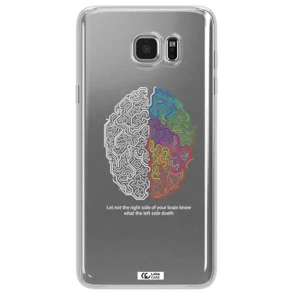 Brain Samsung Note 5 Clear TPU Case