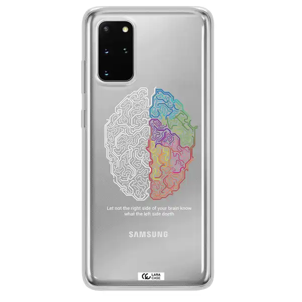 Brain Samsung S 20 Plus Clear TPU Case