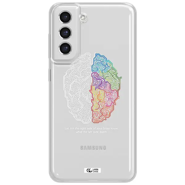 Brain Samsung S21 Fe Clear Tpu Case