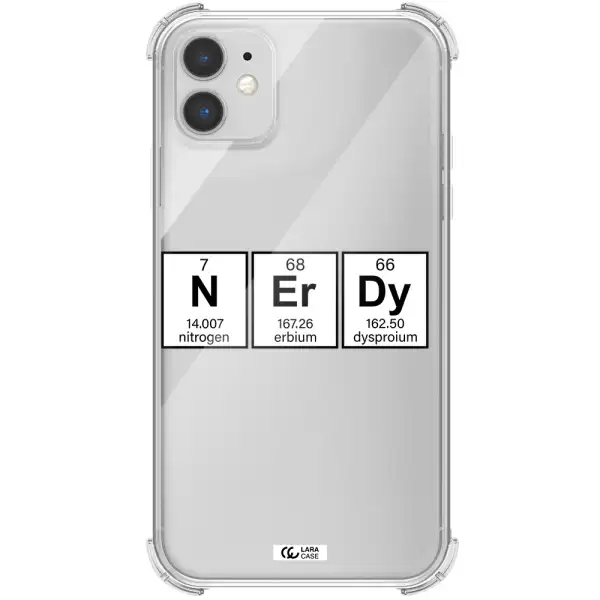 Nerdy Chemical Apple iPhone 11 Clear PC Case