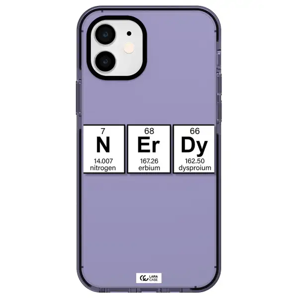 Nerdy Chemical Apple iPhone 11 impact Lilac Case