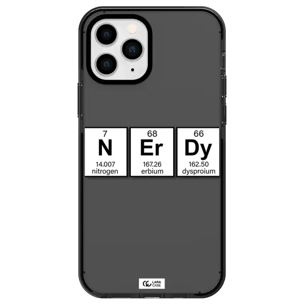 Nerdy Chemical Apple iPhone 11 pro impact Smoke Black Case