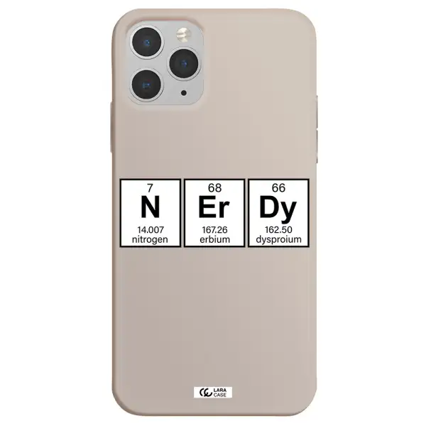 Nerdy Chemical Apple iPhone 11 pro Silicone Stone Case